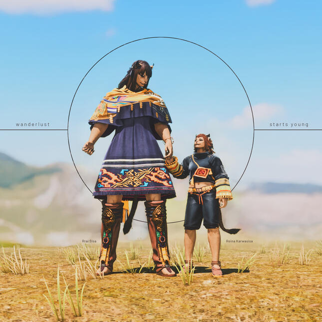 Young Reina on one of many childhood excursions with her mother.