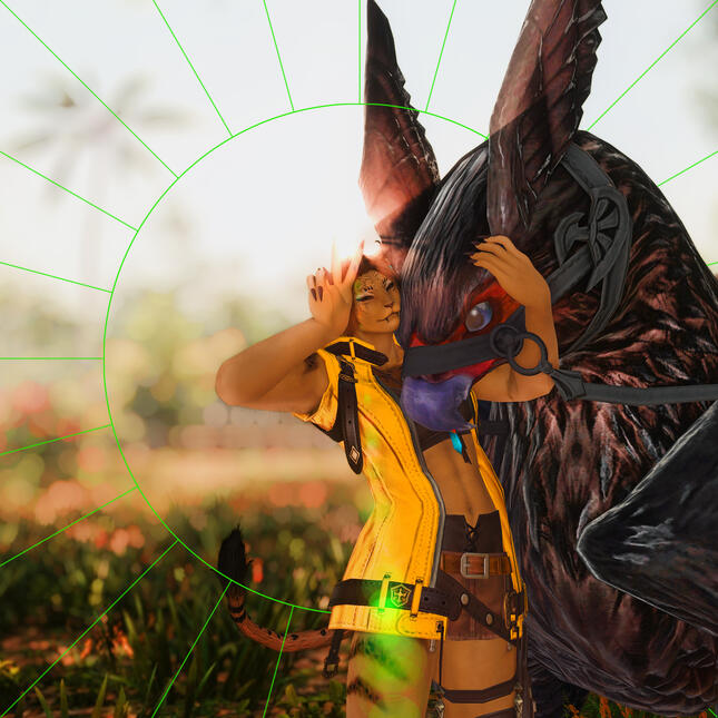 Reina and her bestie, Waman