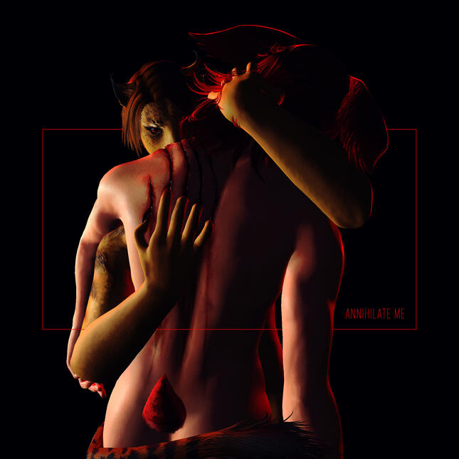 So pull the skin back from my bones; annihilate me.